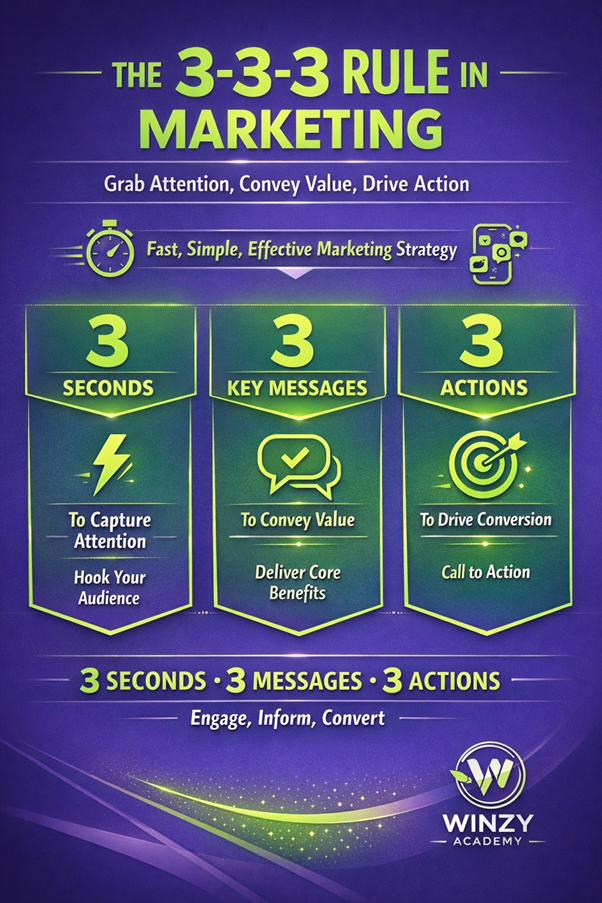 What is the 3-3-3 Rule in Marketing