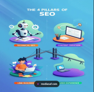 what are the 4 Critical pillars of SEO
