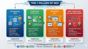what are the 4 Critical pillars of SEO