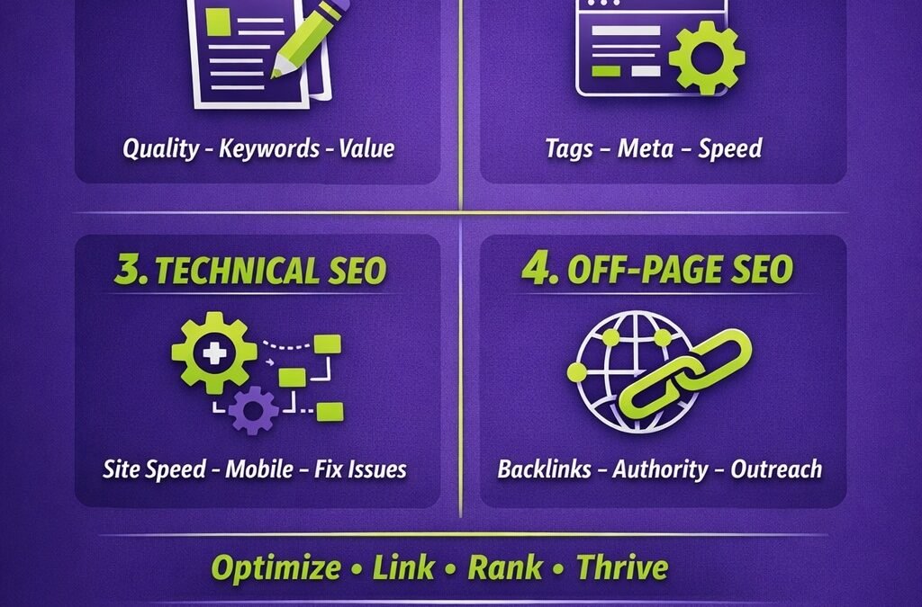 the 4 pillars SEO