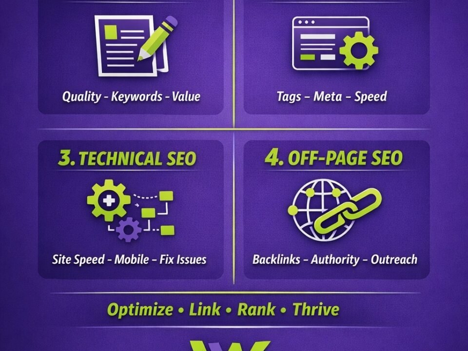 the 4 pillars SEO